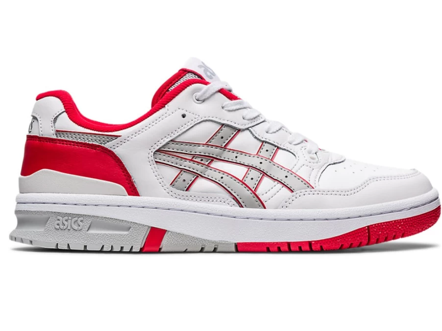 ASICS Men's Ex89 Sneakers in White/Classic Red - Running Shoes