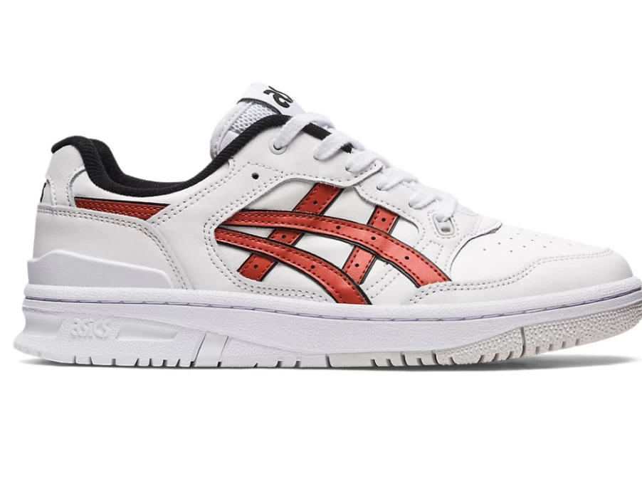 ASICS Men's Ex89 Sneakers in White/Spice Latte Colorway