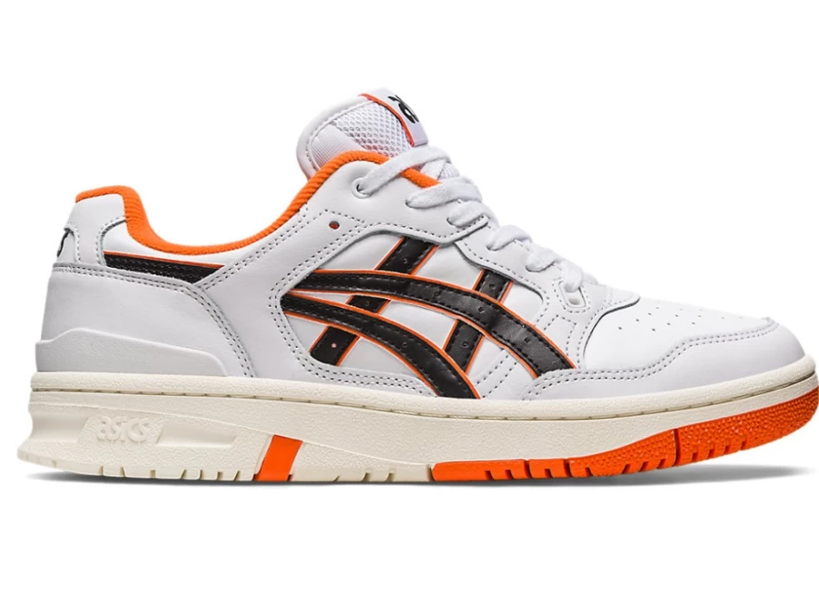ASICS Men's Ex89 Sneakers in White/Habanero Colorway