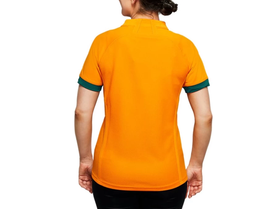 ASICS Women's Wallabies Gold Replica Home Jersey - Official Rugby Shirt