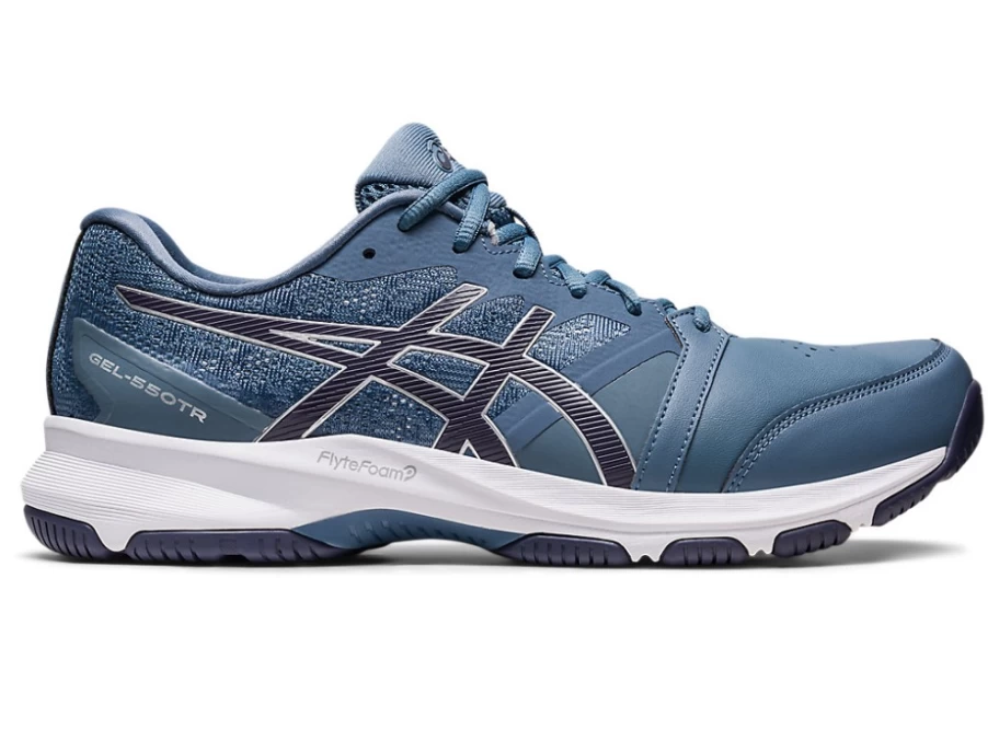 ASICS Gel-550Tr (2E Wide) Men's Running Shoes - Steel Blue/Indigo Fog