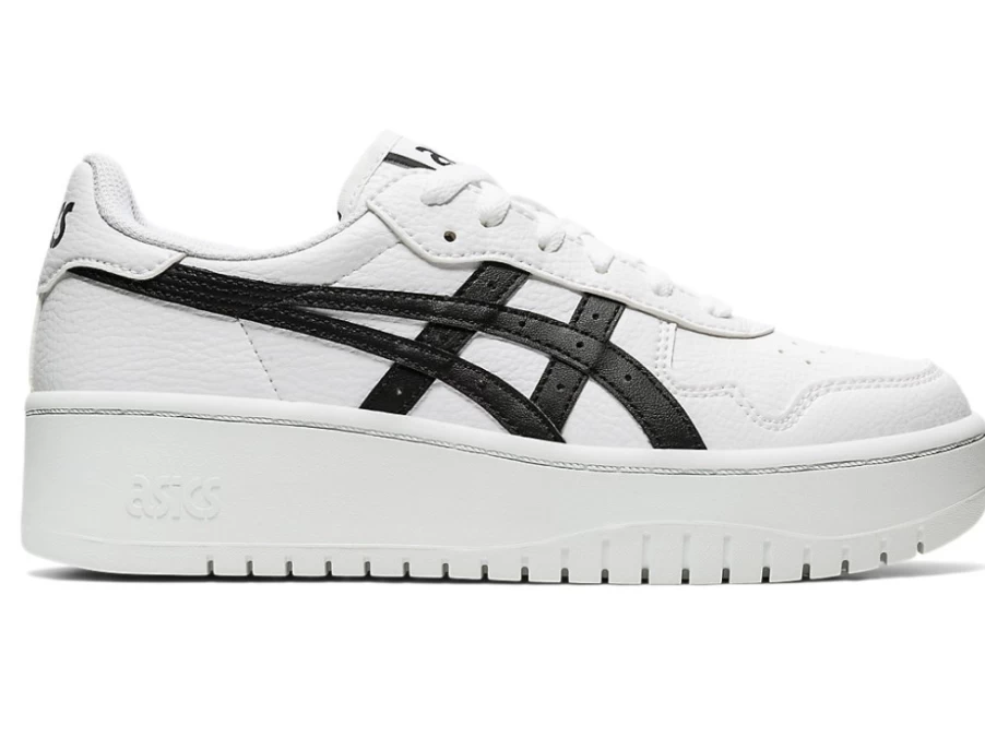 ASICS Women's S Platform Sneakers in White/Black - Japan Inspired Design