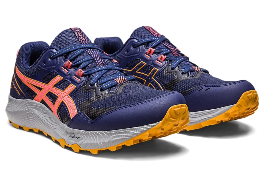 ASICS Women's Gel-Sonoma 7 Running Shoes in Indigo Blue/Papaya