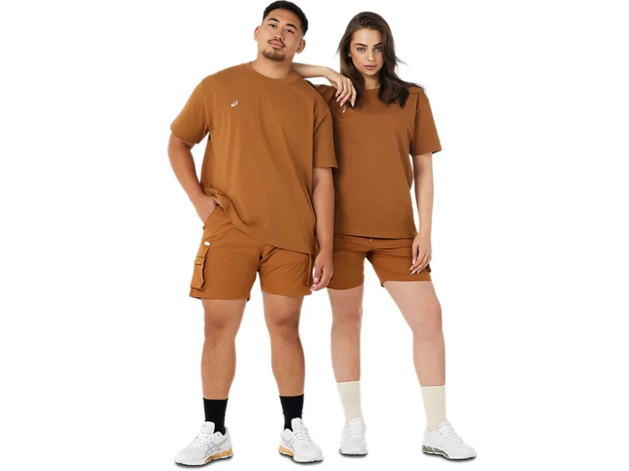 ASICS Men's Caramel Running Shoes – Lightweight & Comfortable Short Sneakers