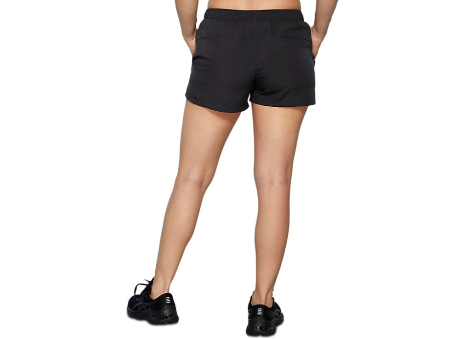 ASICS Women's 4 Inch Short in Graphite Grey for Running & Training
