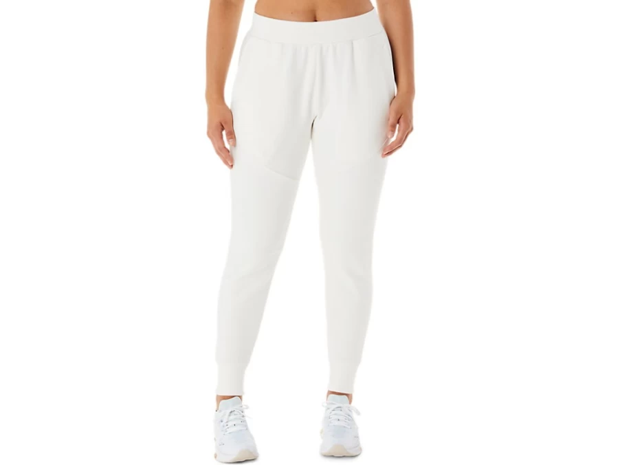 ASICS Women's Cream Mobility Knit Pants – Stretch & Comfort Workout Trousers