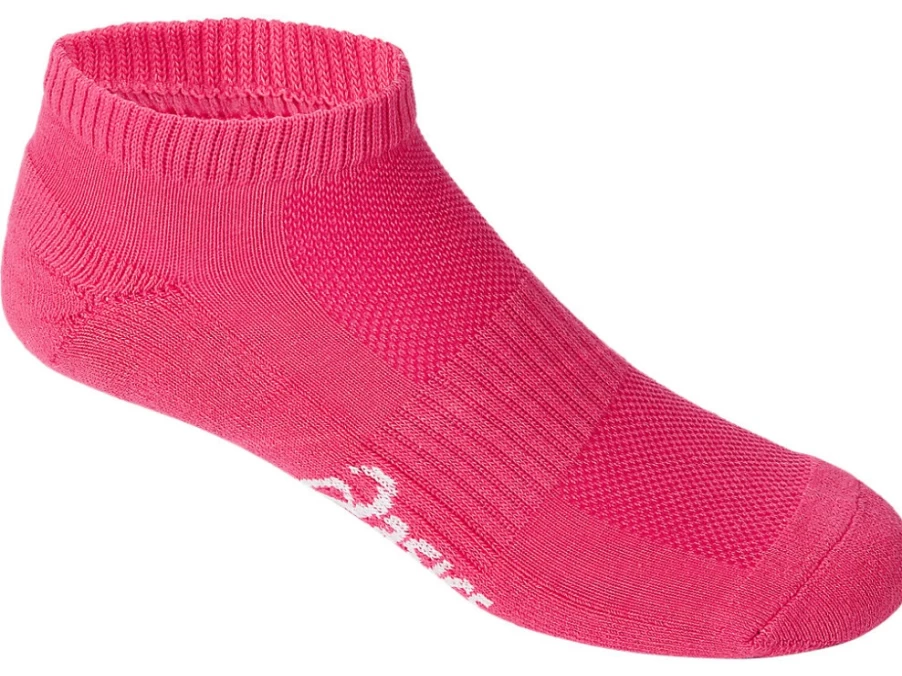 ASICS Men's Pace Low Solid Socks in Pink Cameo - Cushioned Athletic Running Socks