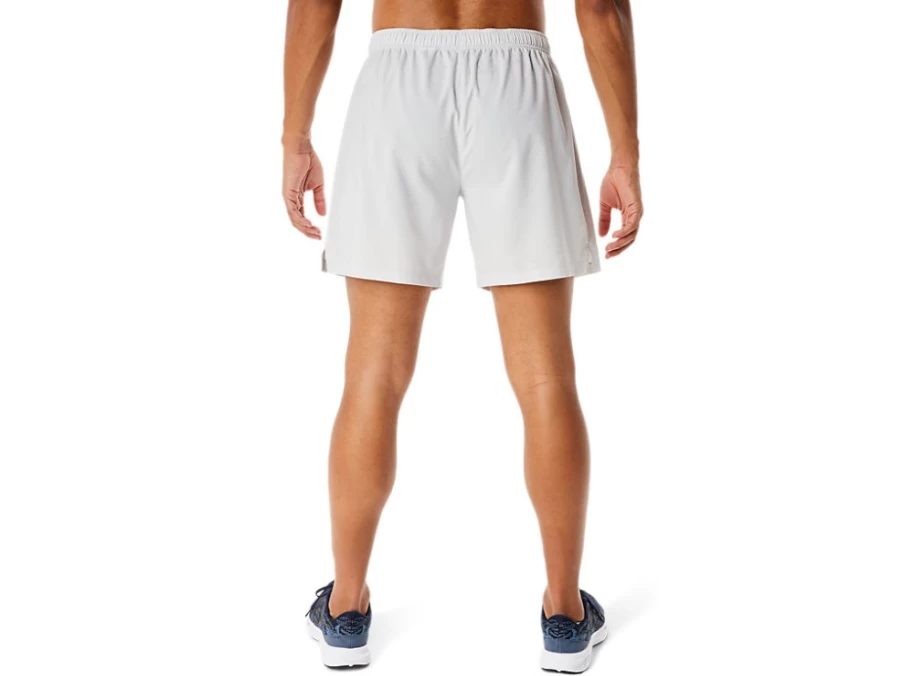 ASICS Men's 7 Inch Woven Shorts in Glacier Grey - Lightweight Athletic Running Shorts