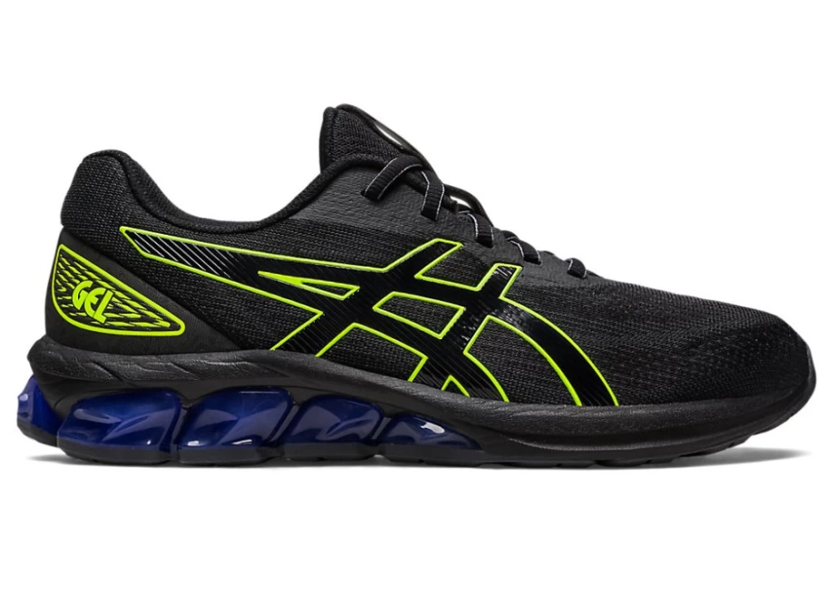 ASICS Gel-Quantum 180 VII Reflective Contour Running Shoes for Men - Black/Safety Yellow