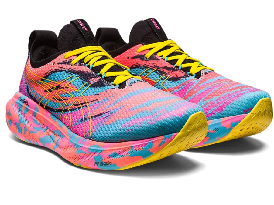 ASICS Gel-Nimbus 25 Men's Running Shoes - Aquarium/Vibrant Yellow Colour Injection