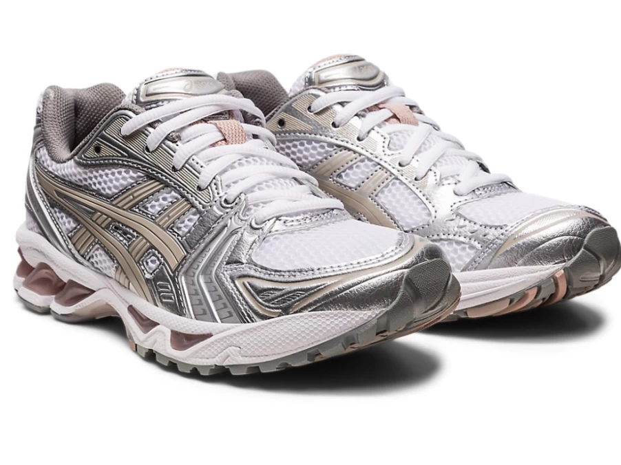 ASICS Gel-Kayano 14 Women's Running Shoes - White/Moonrock