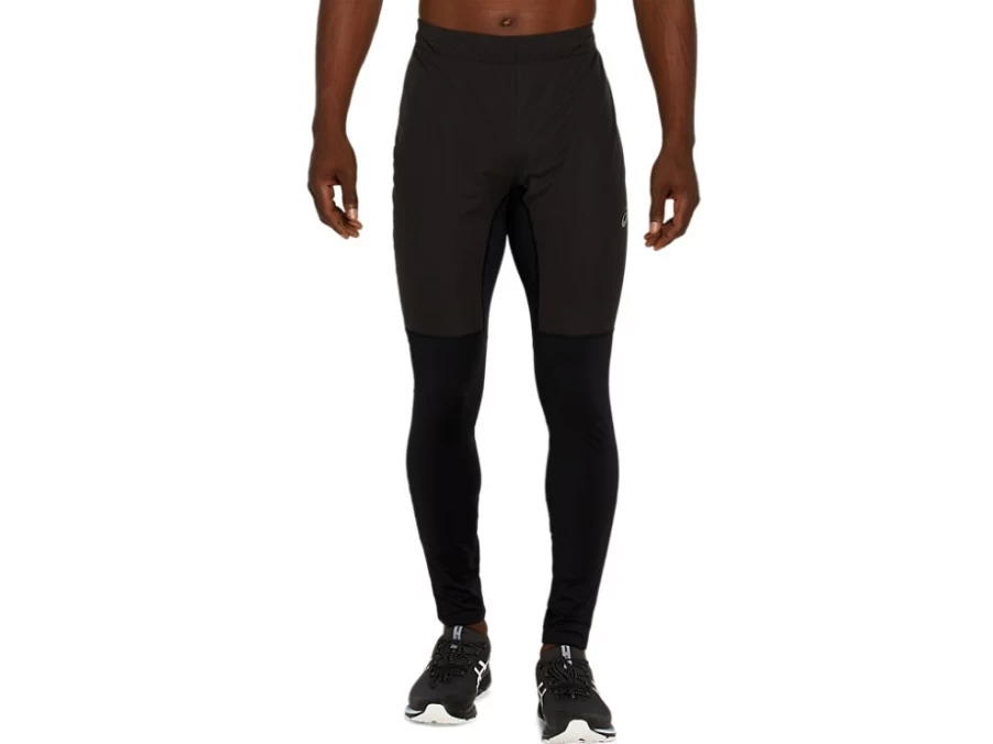 ASICS Men's Windblock Tight Performance Black - Lightweight Running Pants for Cold Weather