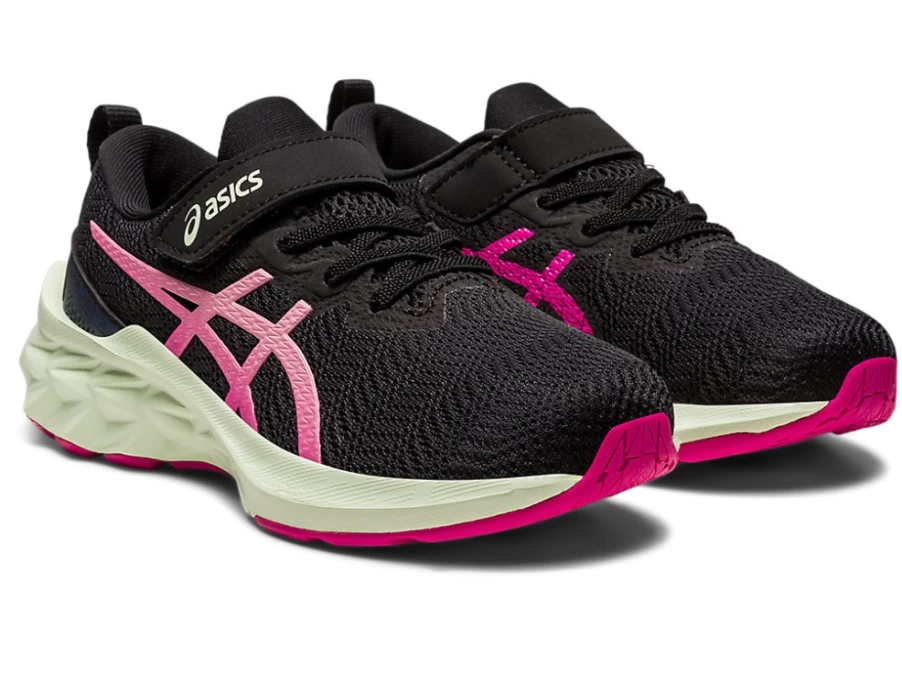 ASICS Novablast 2 PS Kids Running Shoes - Black/Fruit Punch