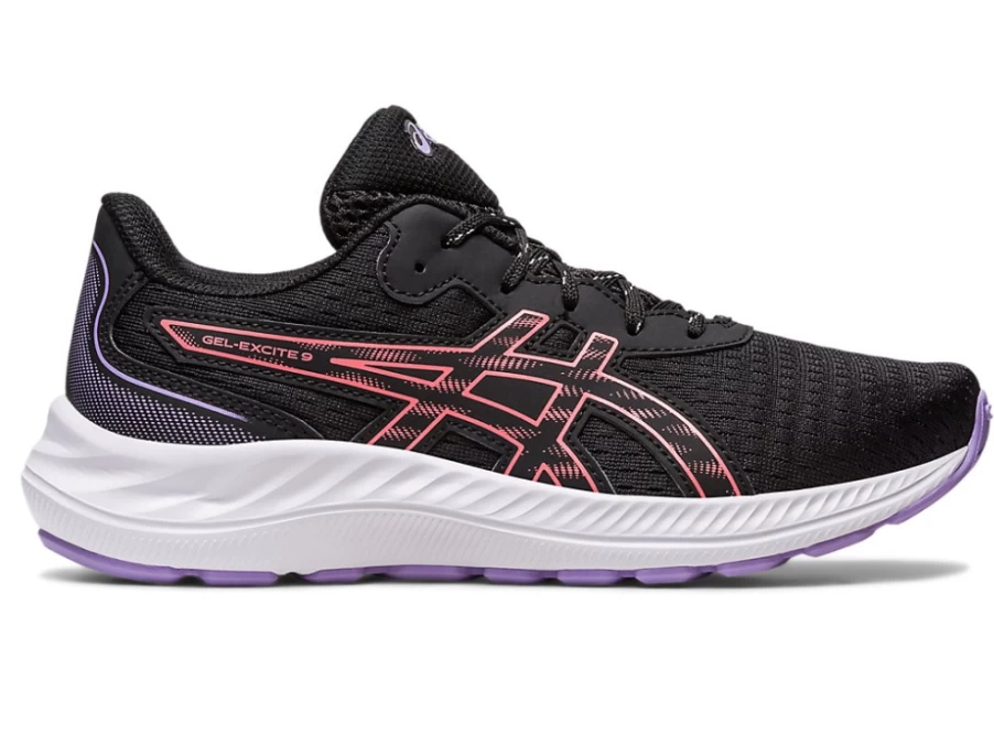 ASICS Kids Gel-Excite 9 GS Running Shoes - Black/Papaya