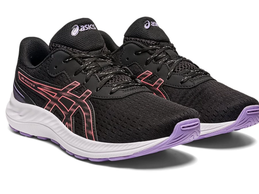 ASICS Kids Gel-Excite 9 GS Running Shoes - Black/Papaya