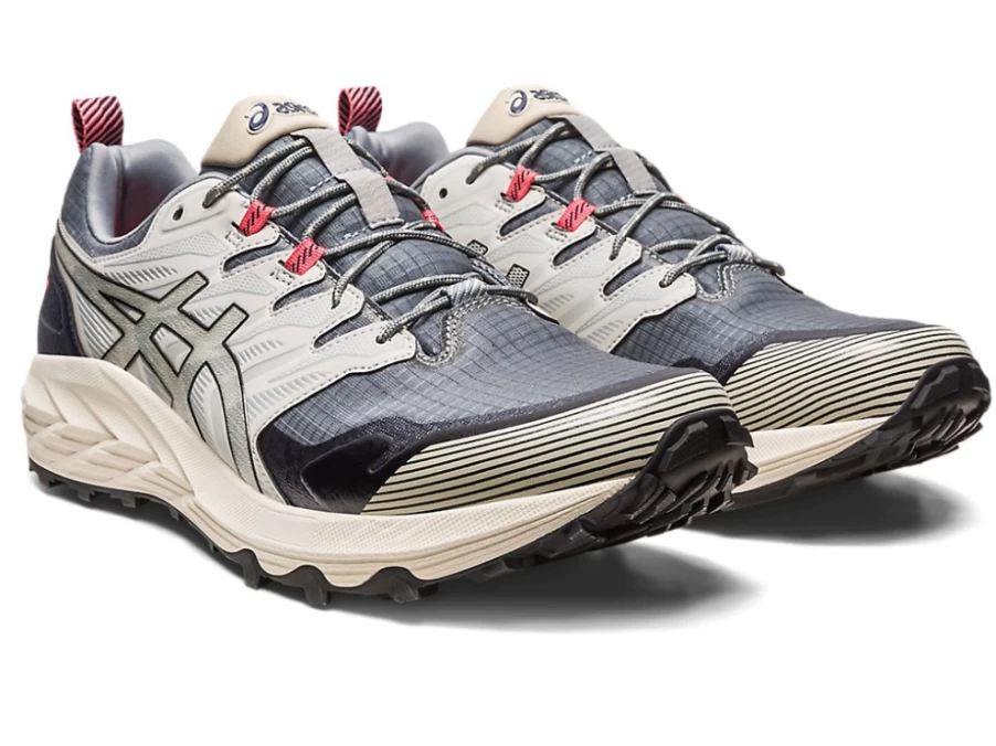 ASICS Gel-Trabuco Terra SPS Trail Running Shoes for Men - Stone Grey/Midnight