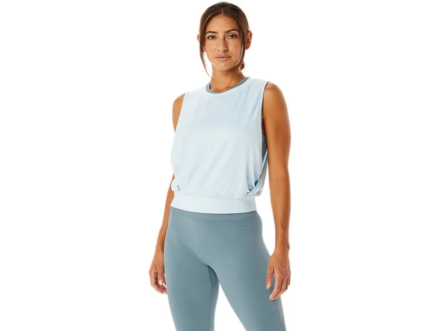 ASICS Womens Sky Color Nagino Flex Sleeveless Top for Active Wear