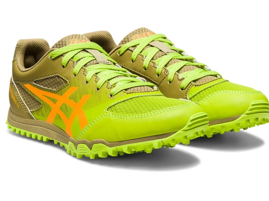 ASICS Kids Gel-Firestorm 4 Running Shoes in Lime Zest/Orange Pop