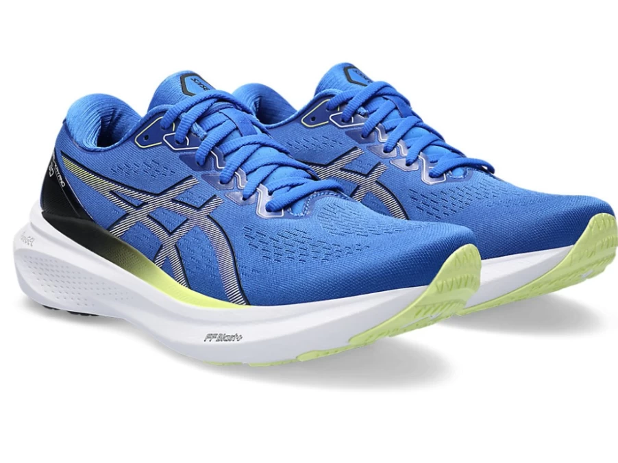 ASICS Gel-Kayano 30 Men's Running Shoes - Illusion Blue/Glow Yellow - Stability & Cushioning