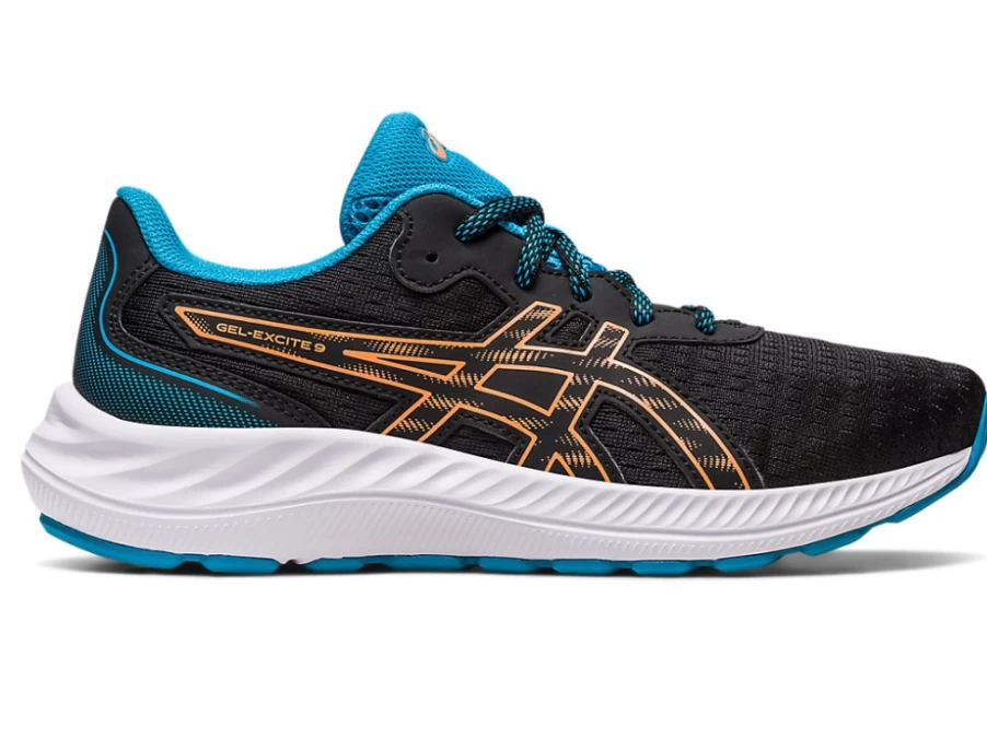 ASICS Kids Gel-Excite 9 GS Running Shoes - Black/Sun Peach