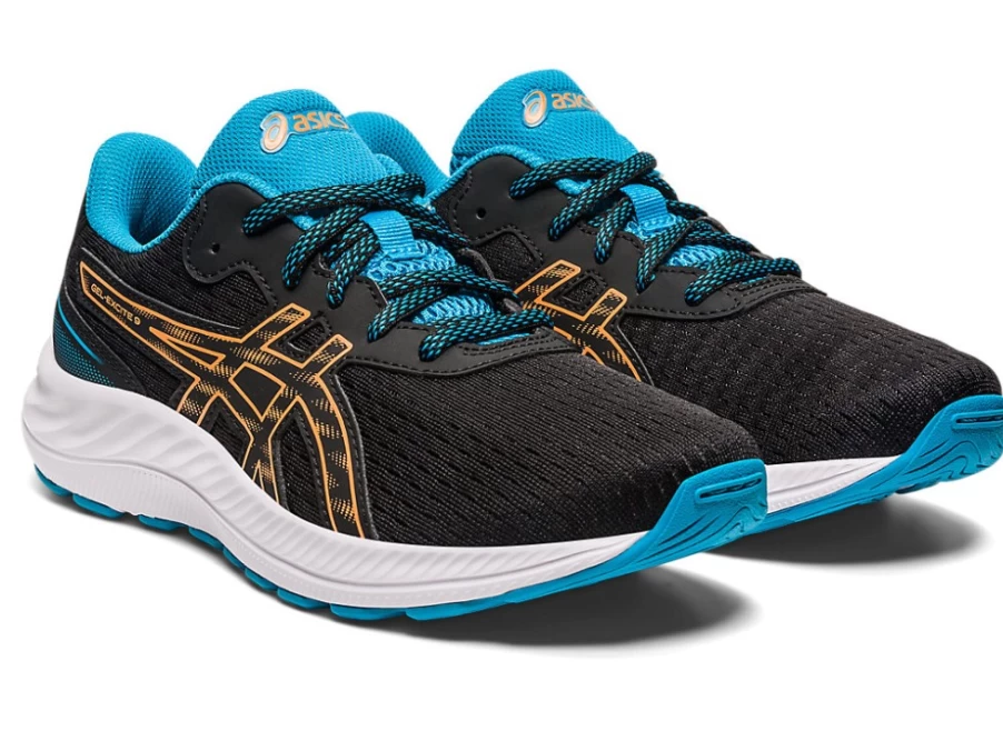 ASICS Kids Gel-Excite 9 GS Running Shoes - Black/Sun Peach