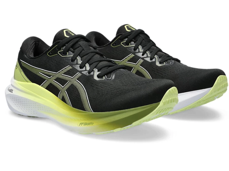 ASICS Gel-Kayano 30 Men's Running Shoes - Black/Glow Yellow