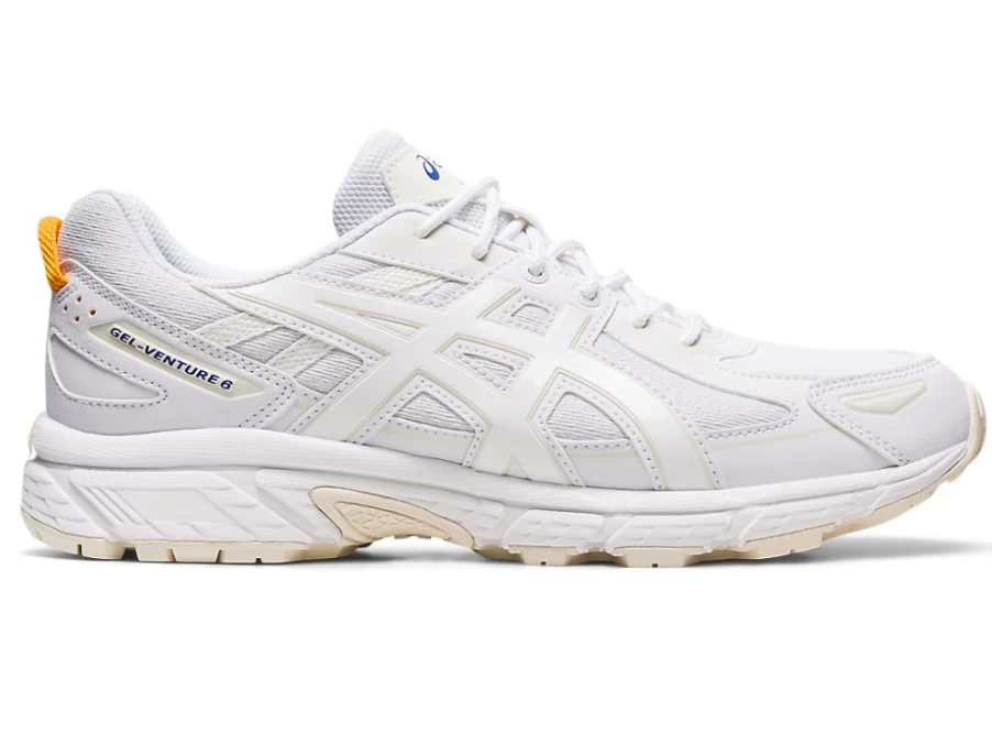 ASICS Gel-Venture 6 Men's Running Shoes - White/White - Trail & Road Sneakers