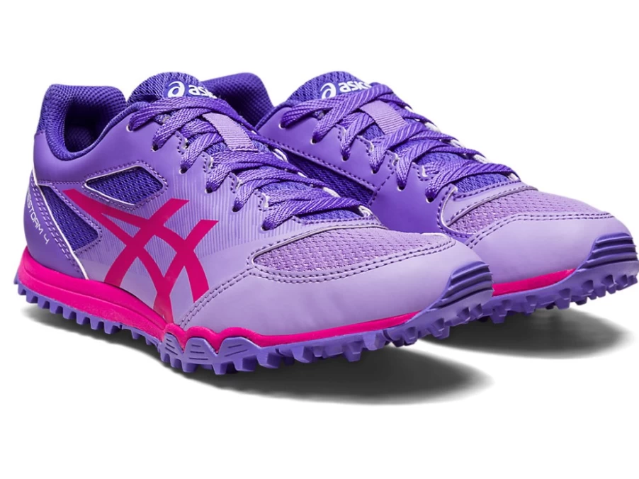 ASICS Kids Gel-Firestorm 4 Running Shoes in Digital Violet/Pink Rave