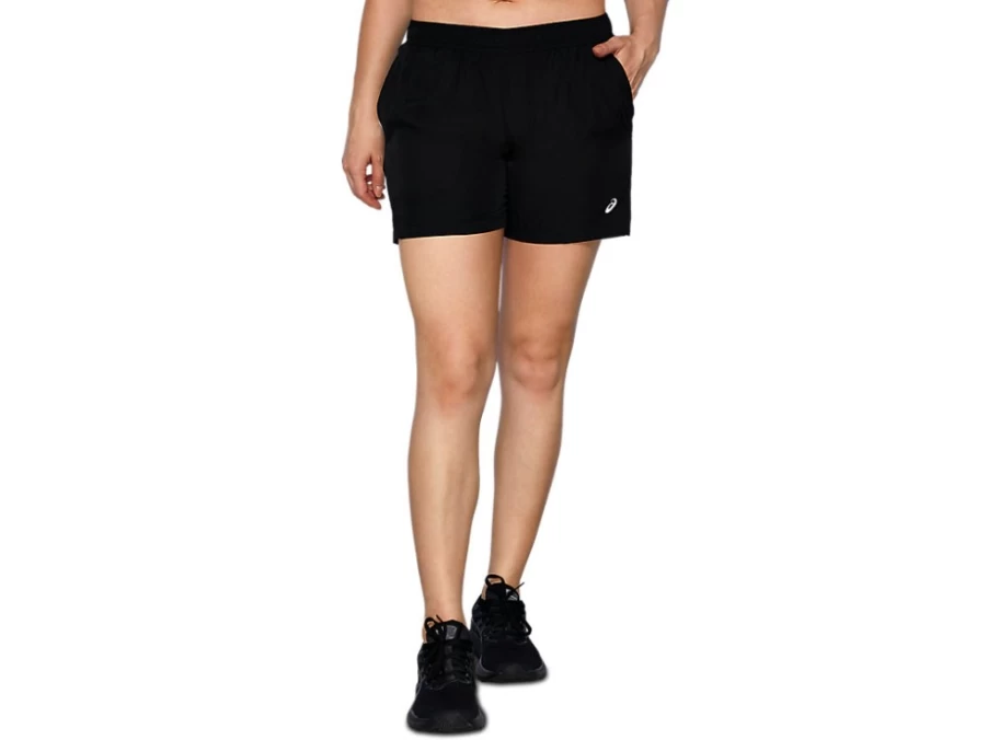 ASICS Women's 6 Inch Shorts in Performance Black - Running & Athletic Shorts