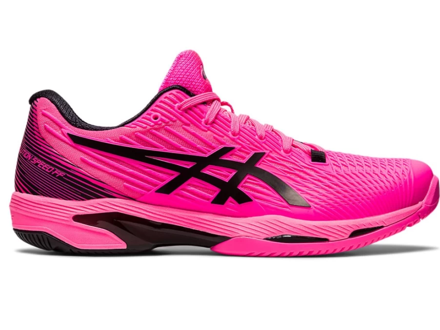 ASICS Solution Speed FF 2 Men's Tennis Shoes for Hardcourt - Hot Pink/Black