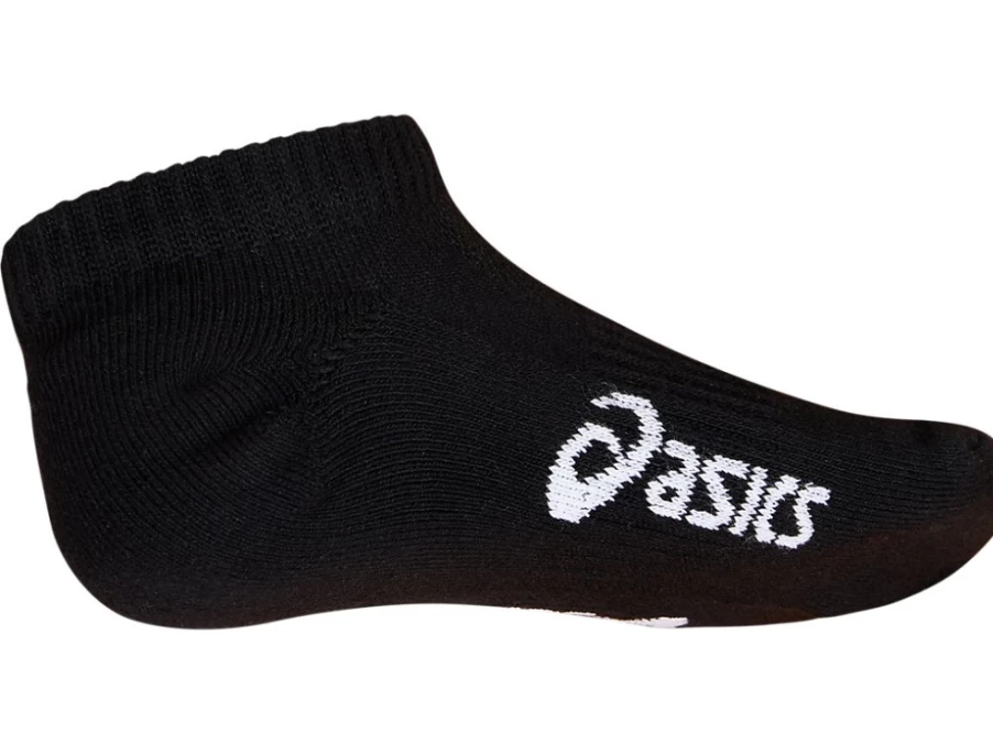 ASICS Kids Pace Low Socks Triple Black - Comfortable Athletic Socks for Children