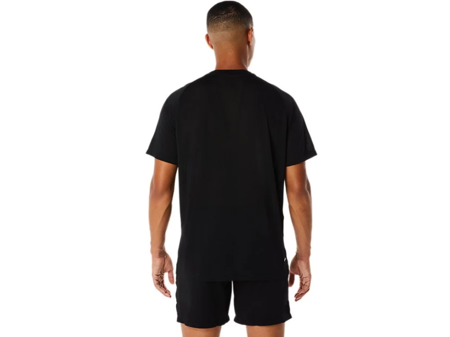 ASICS Men's Performance Black Actibreeze Short Sleeve Top