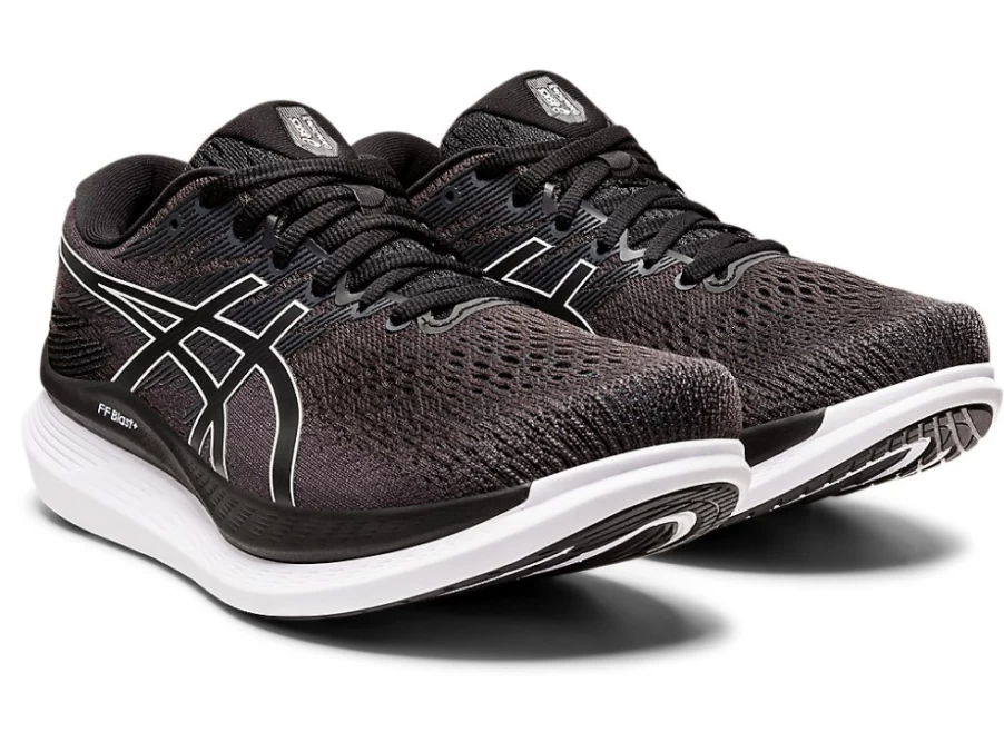 ASICS Women's Glideride 3 (D Wide) Running Shoes - Black/White