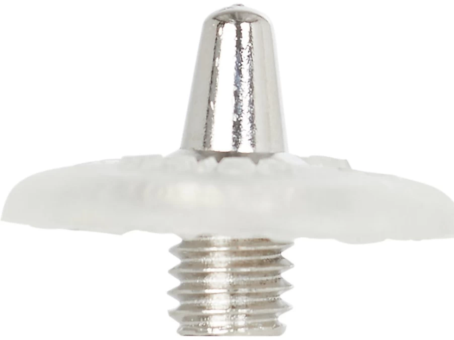 ASICS Men's Silver Metal Tips - Spare Parts (12-Piece Pack)