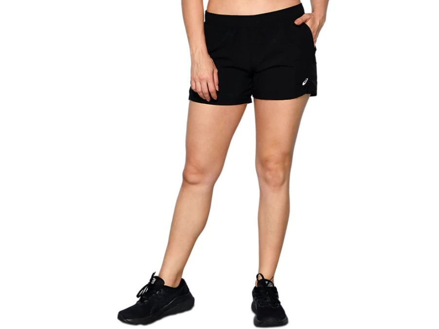ASICS Women's 4 Inch Shorts in Performance Black - Running Athletic Shorts
