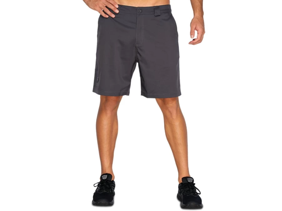 ASICS Men's Obsidian Grey Licensed Golf Shorts for Comfort & Performance