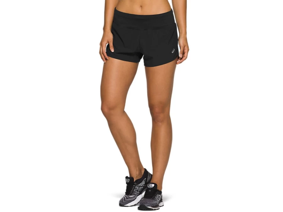 ASICS Women's Road 3.5 Inch Short in Performance Black - Running Athletic Shorts