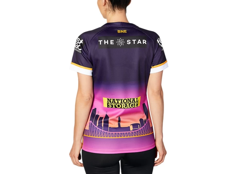 ASICS Wa Dark Purple Women's Brisbane Broncos Alternate City Replica Jersey