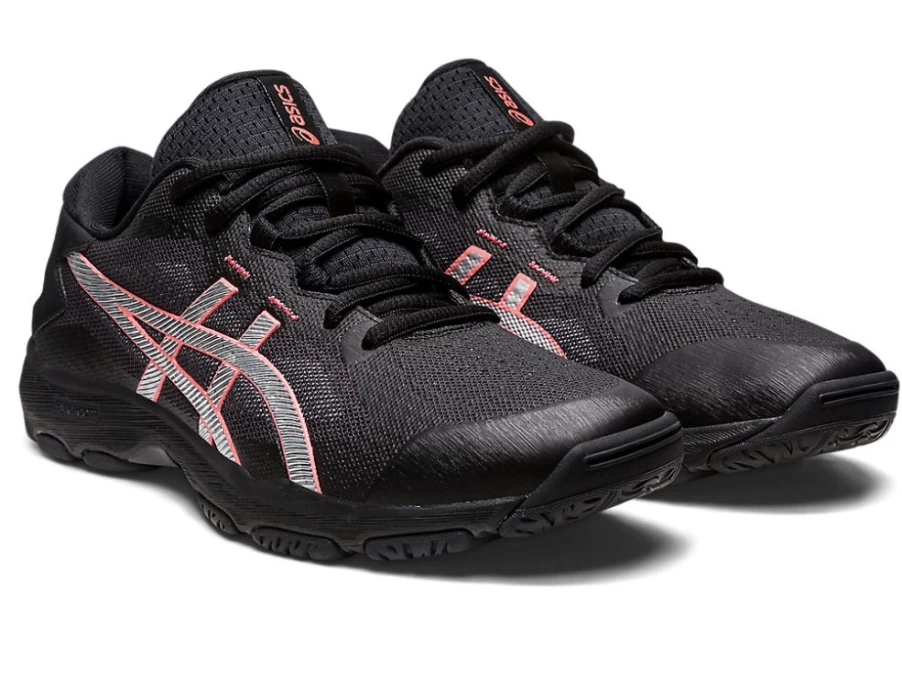 ASICS Gel-Netburner Academy 9 Women's Tennis Shoes - Black/Pure Silver