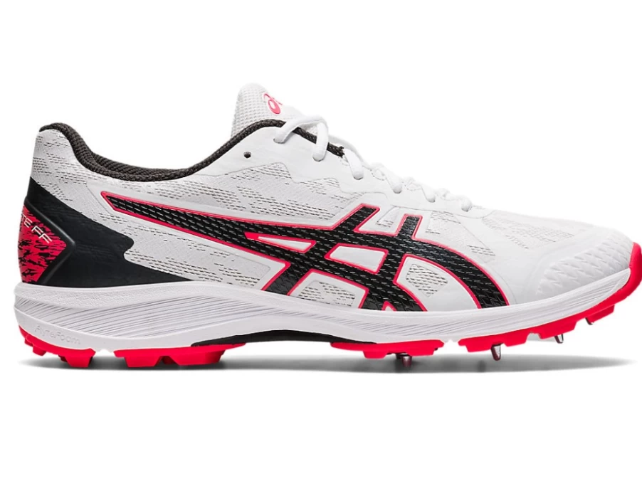 ASICS Men's Strike Rate FF Tennis Shoes in White/Graphite Grey