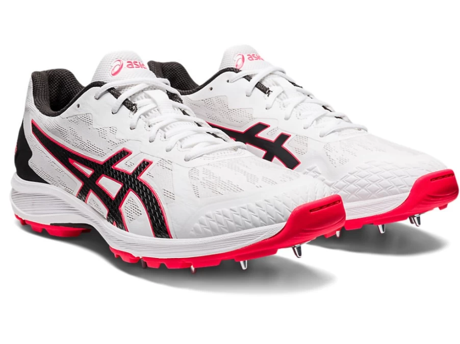 ASICS Men's Strike Rate FF Tennis Shoes in White/Graphite Grey