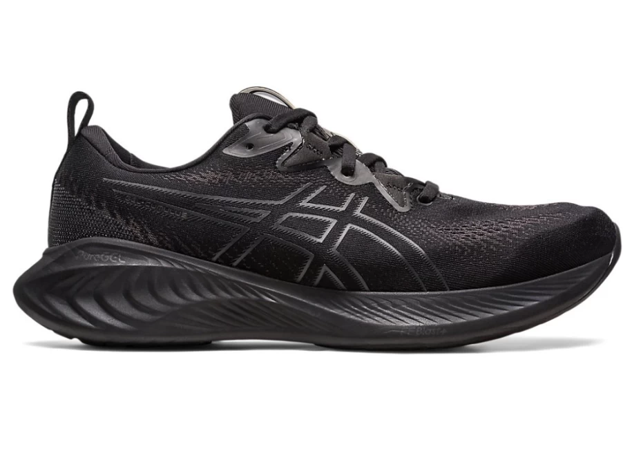 ASICS Men's Gel-Cumulus 25 Running Shoes - Black/Gunmetal