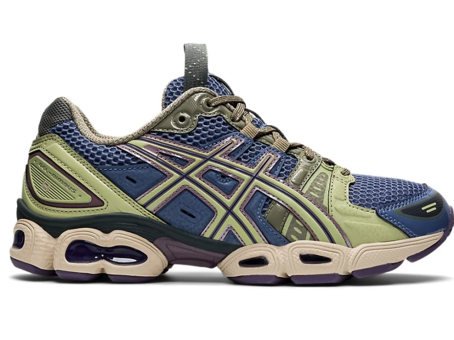 ASICS Women's Gel-Nimbus 9 Running Shoes in Stonewash/Lint - UB3-S Cushioned Sneakers
