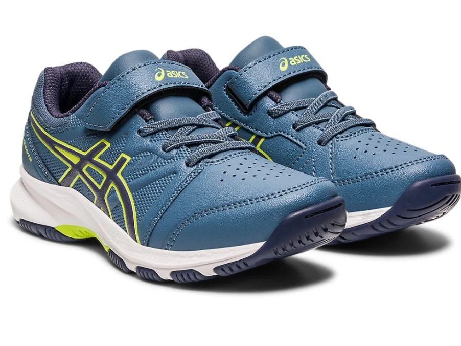 ASICS Kids Gel-550Tr Ps Running Shoes in Steel Blue/Indigo Fog
