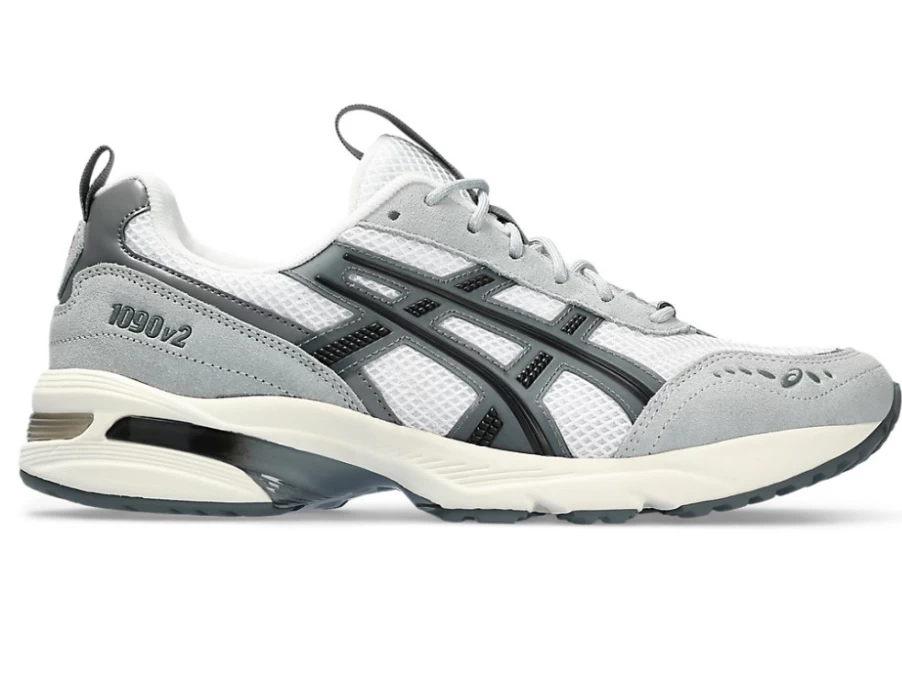 ASICS Gel-1090V2 Men's Running Shoes in White/Steel Grey