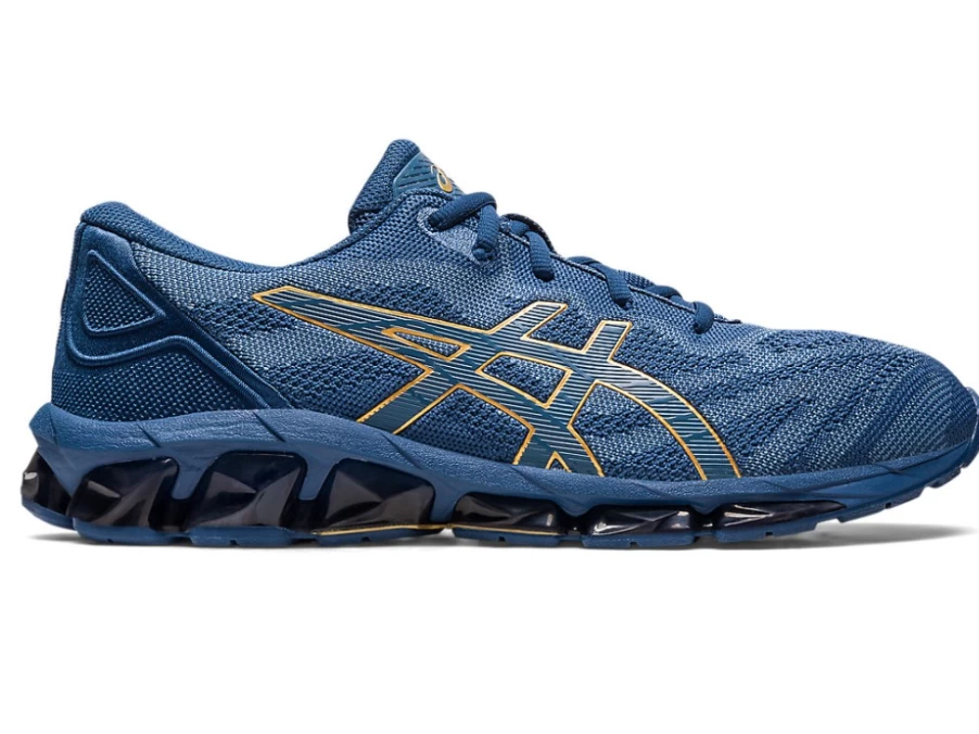 ASICS Gel-Quantum 360 VII Knit Men's Running Shoes - Grand Shark/Pure Gold