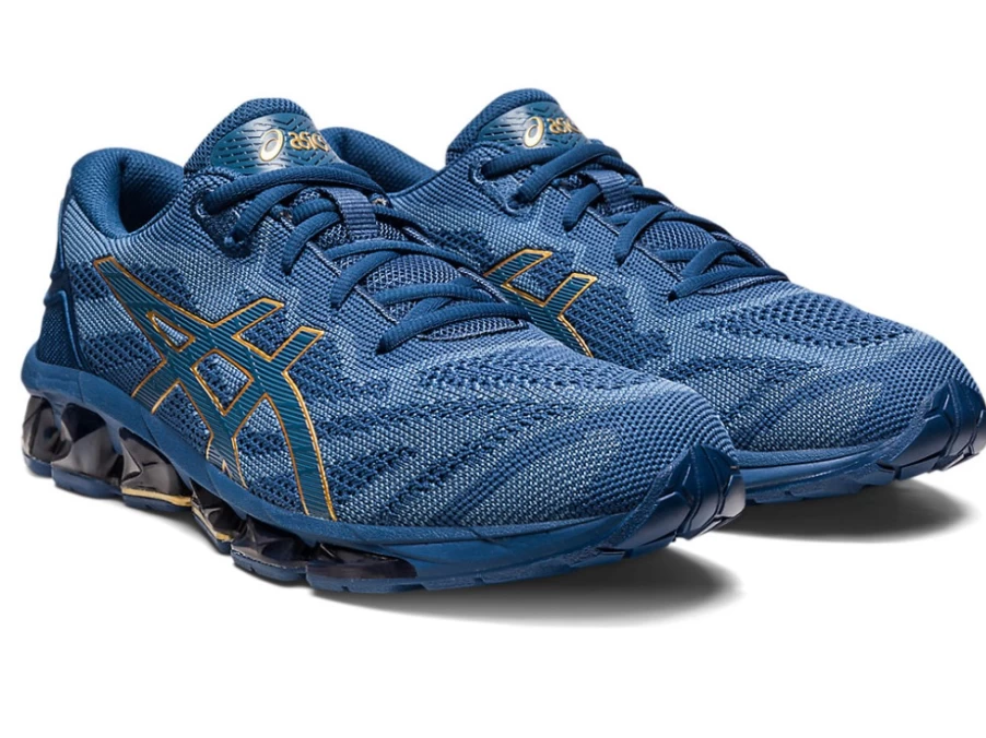 ASICS Gel-Quantum 360 VII Knit Men's Running Shoes - Grand Shark/Pure Gold