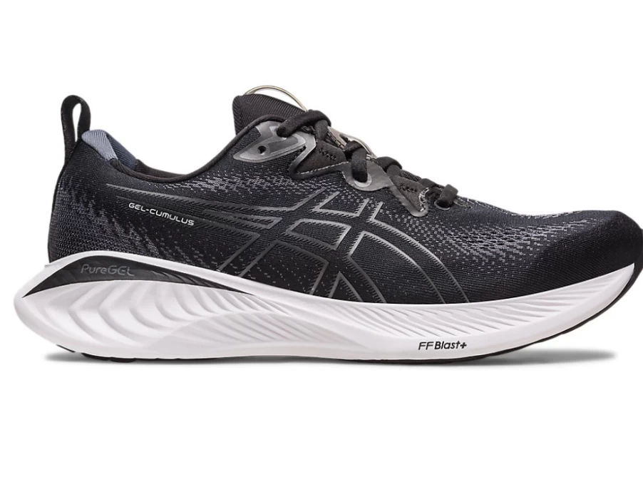 ASICS Gel-Cumulus 25 (4E Extra Wide) Running Shoes for Men - Black/Carrier Grey