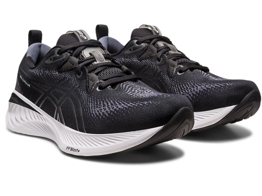 ASICS Gel-Cumulus 25 (4E Extra Wide) Running Shoes for Men - Black/Carrier Grey