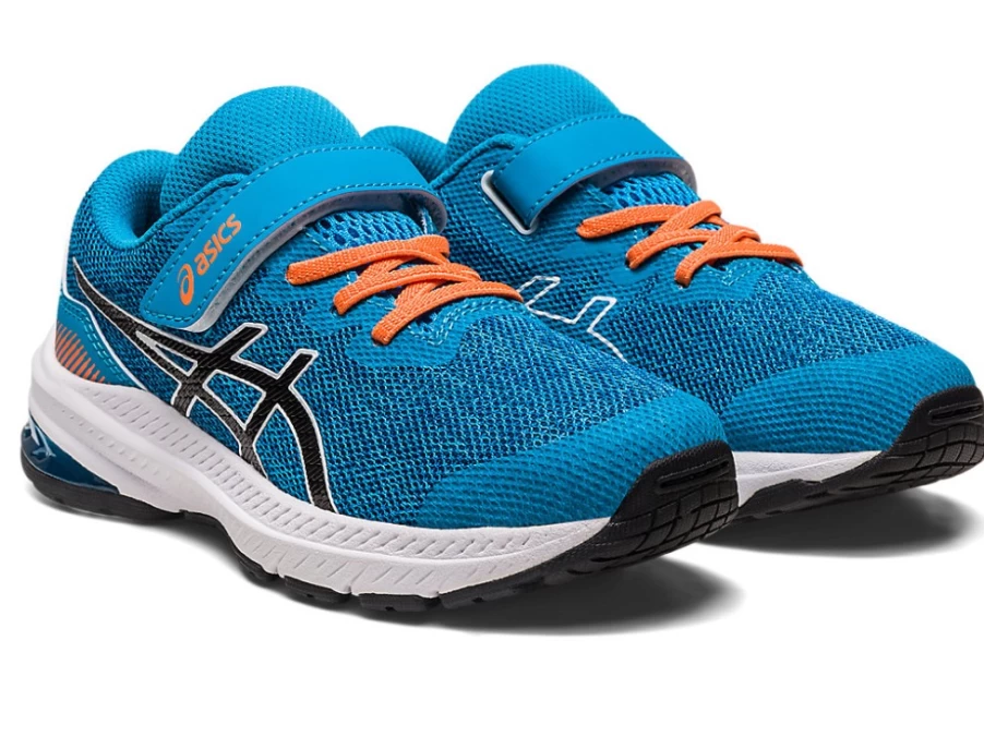 ASICS GT-1000 11 Kids' Running Shoes - Island Blue/Black